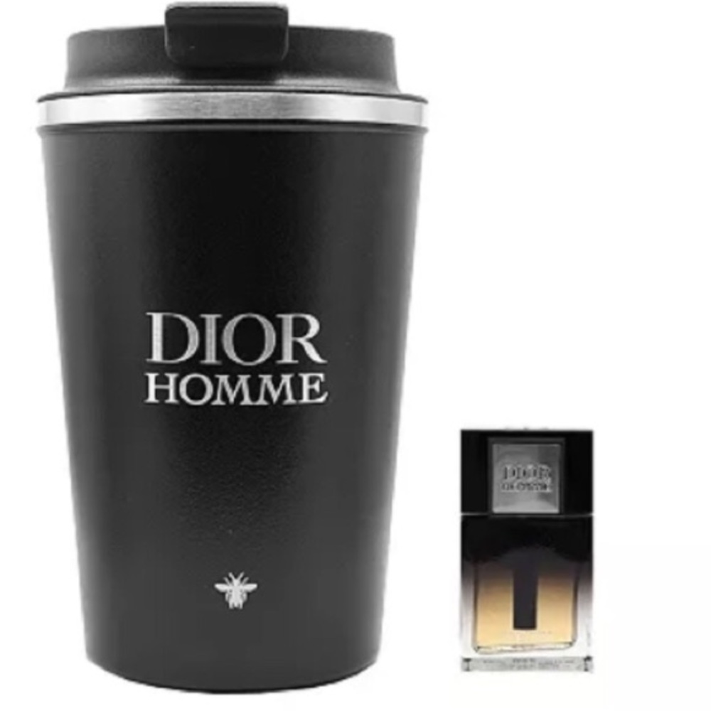 Dior coffee mug tumbler and perfum